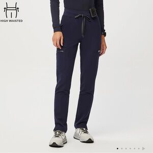 FIGS Women’s Yola Scrub Pants Navy Blue Health Care Nurse Doctor Size XS